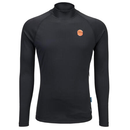 S645 Heated Base Layer Top L/S Black