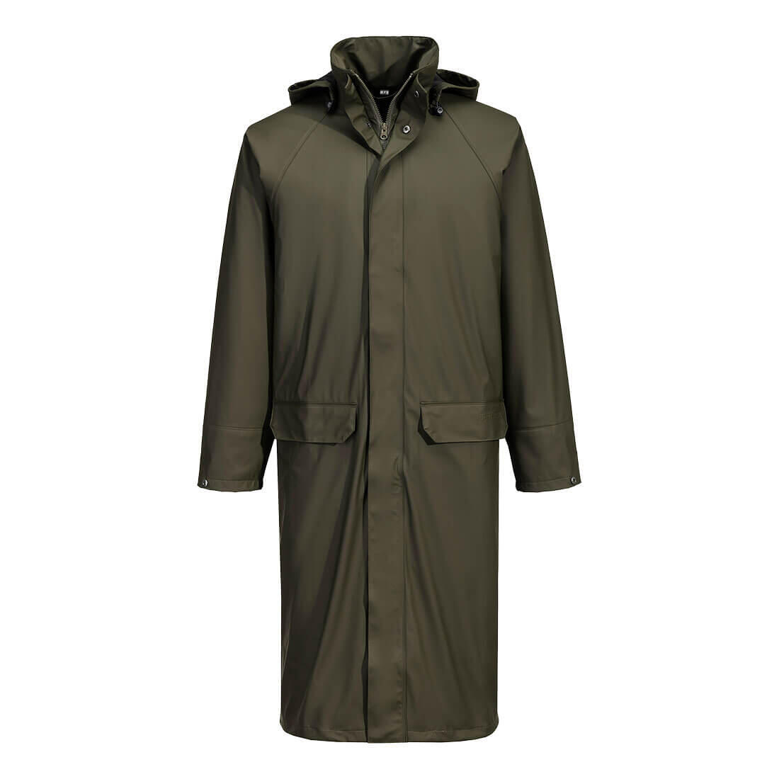 S658 Flexatex Chem Long Coat Forest Nights