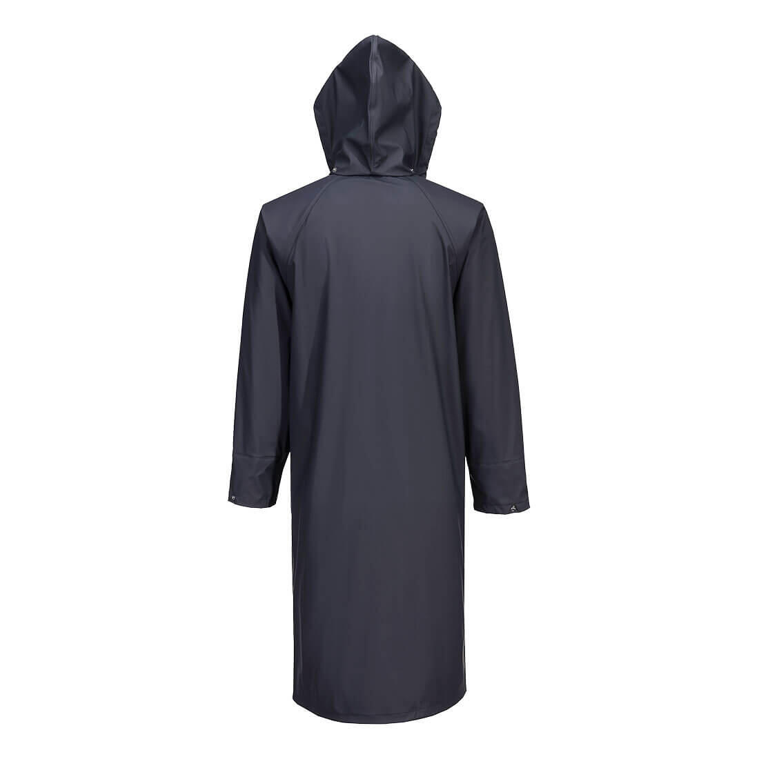 S658 Flexatex Chem Long Coat Navy - Image 2