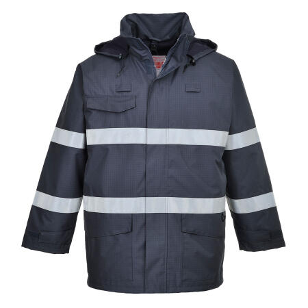S770 Bizflame Rain FR Jacket Navy