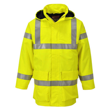 S774 Bizflame Rain Hi-Vis FR Jacket Yellow