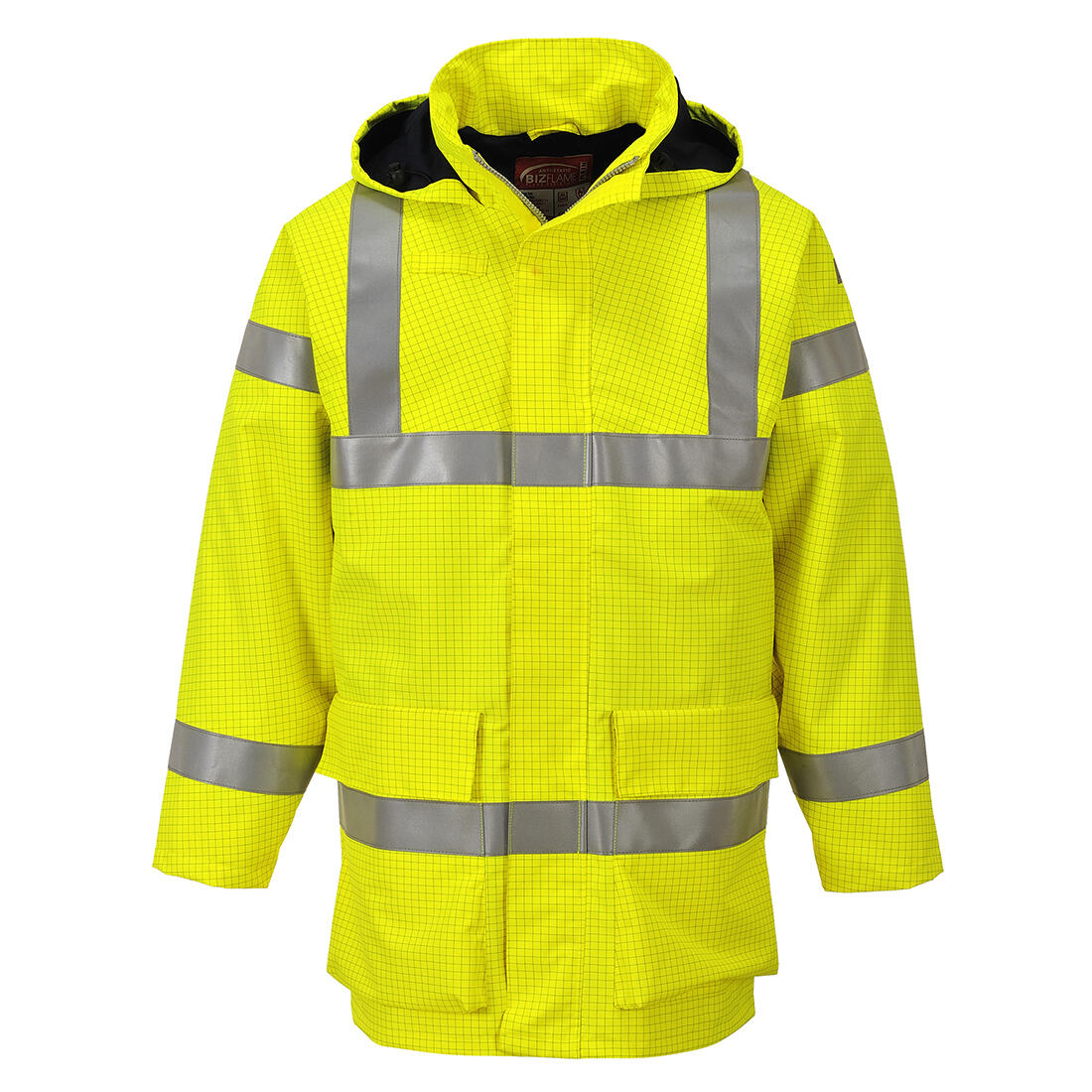 S774 Bizflame Rain Hi-Vis FR Jacket Yellow