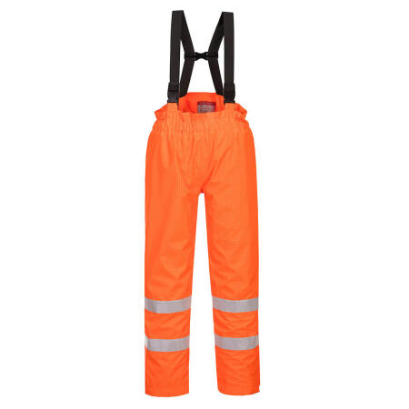 S781 Bizflame Rain Hi-Vis FR Trousers Orange