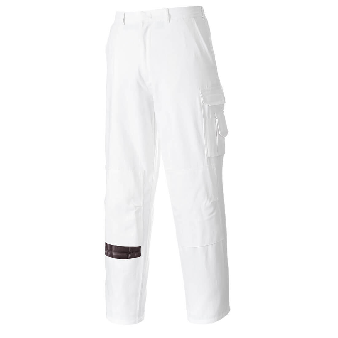 S817 Painters Trousers White