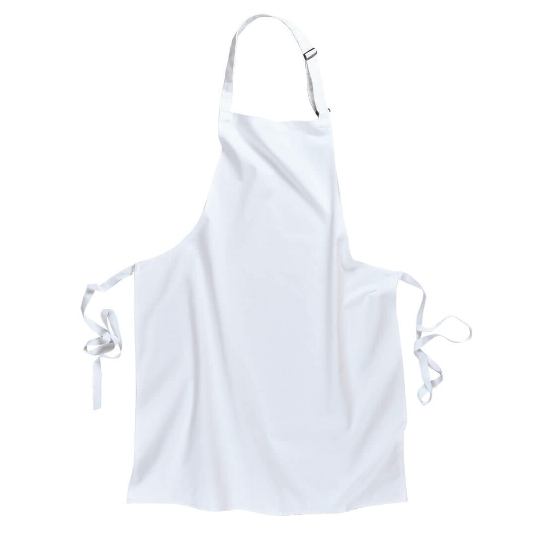 S840 Cotton Bib Apron White - Image 2