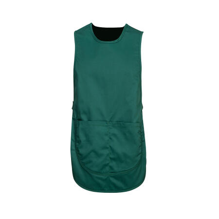 S843 Tabard Apron with Pocket  Bottle Green