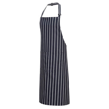 S855 Butchers Apron with Pocket Navy