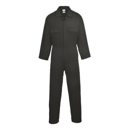 S998 Euro Cotton Work Coverall Black
