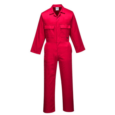 S999 Euro Work Coverall Red