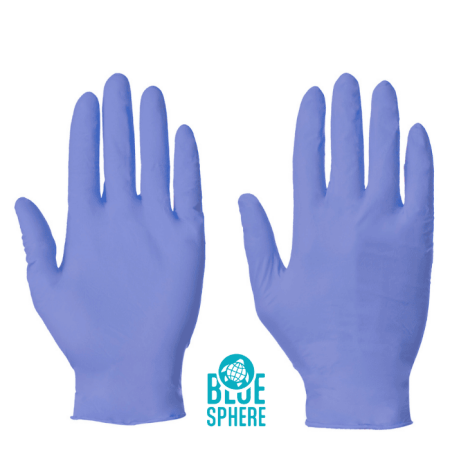 Supertouch Blue Sphere Blue Supertouch Eco Powderfree Nitrile Gloves