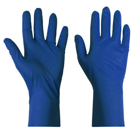 Supertouch Blue Supertouch Diamond Grip Nitrile Gloves