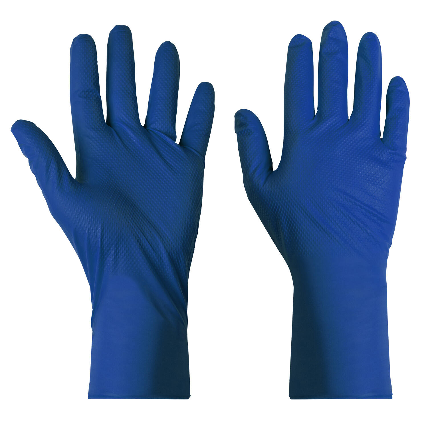 Supertouch Blue Supertouch Diamond Grip Nitrile Gloves
