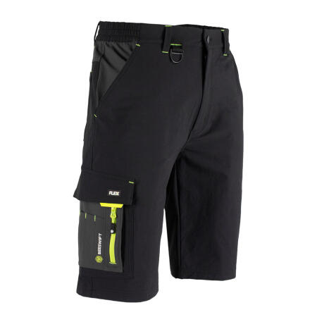 Beeswift Flex Workwear Shorts Black/Grey