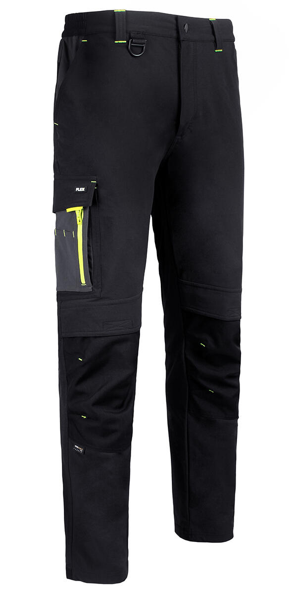 Beeswift Flex Workwear Trousers Black/Grey
