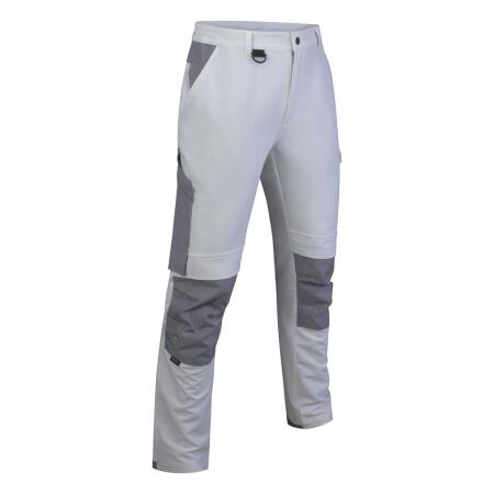 Beeswift Flex Workwear Trousers White/Grey