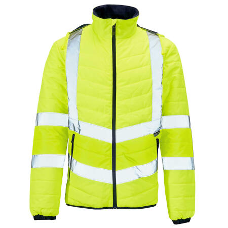 Supertouch Yellow Supertouch Hi Vis Yellow Puffer Jacket
