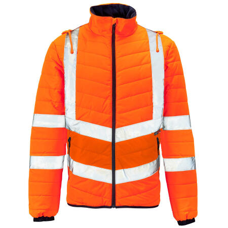 Supertouch Orange Supertouch Hi Vis Orange Puffer Jacket