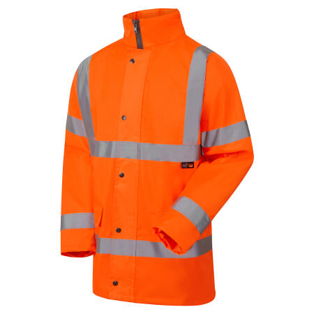 Supertouch Orange  Fleece Lined Parka
