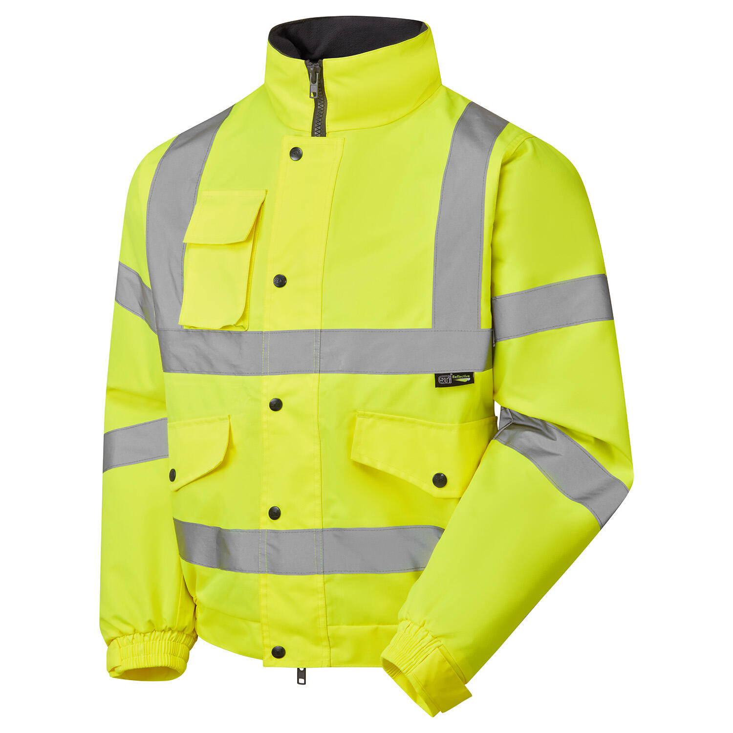 Supertouch Yellow Fleece Lined Bomber Jacket