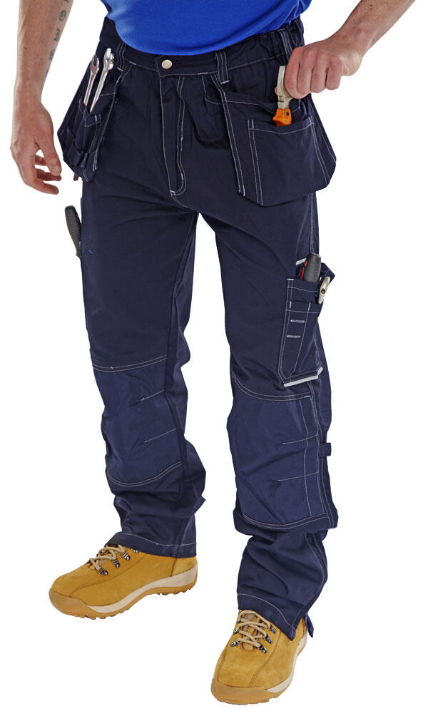 Beeswift Shawbury Multi Purpose Trousers Navy Blue