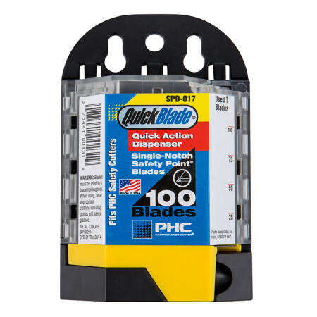 Phc Safety Point Blades Dispenser Black