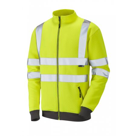 LEO Workwear LIBBATON ISO 20471 Cl 3 Track Top HV YELLOW
