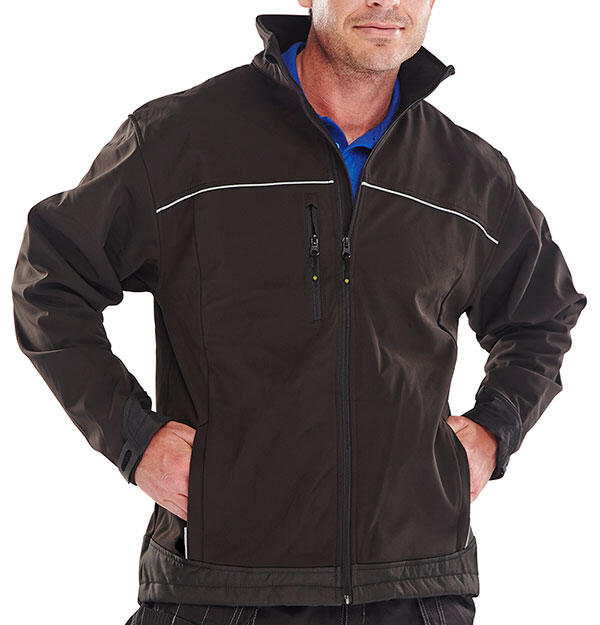 Beeswift Soft Shell Jacket Black