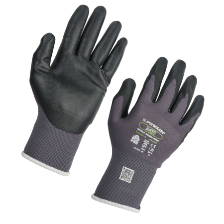 Superfit Eco® Grey Superfit Eco Nitrile Micro Foam Gloves