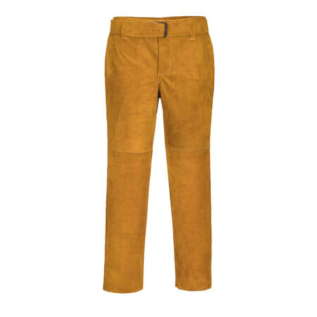 Portwest SW31 FR Leather Welding Trousers Tan