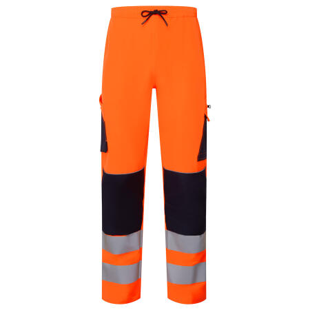 Supertouch Blue Sphere Orange/Navy  System Hi-Vis Eco Stretch Jogger Orange Trouser