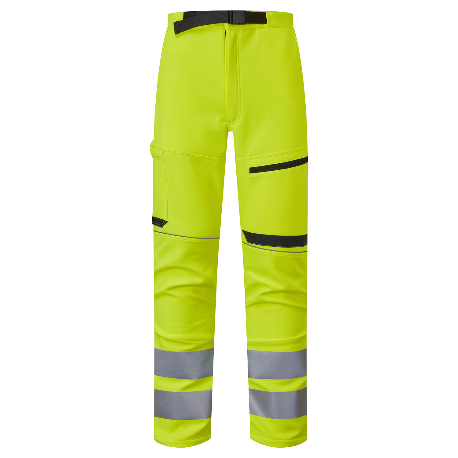 Supertouch Blue Sphere Yellow/Navy System Hi-Vis Eco Stretch Softshell Yellow Trouser