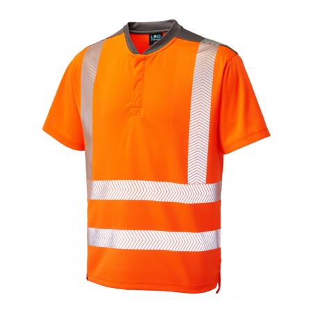 LEO Workwear PUTSBOROUGH ISO 20471 Cl 2 Performance T-Shirt HV ORANGE