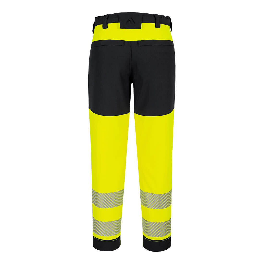 T141 PW3 Hi-Vis Women's Stretch Trouser Yellow/Black - Image 2