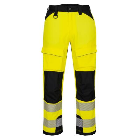 T142 PW3 Hi-Vis Harness Trouser Yellow/Black