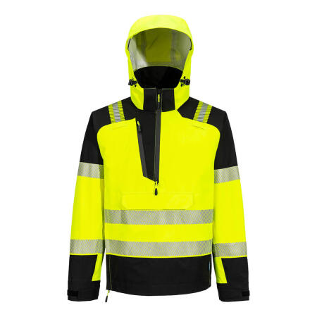 T161 PW3 Hi-Vis Overhead Rain Jacket (3L) Yellow/Black