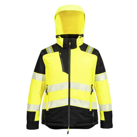 T162  PW3 Hi-Vis Women's Winter Jacket Yellow/Black