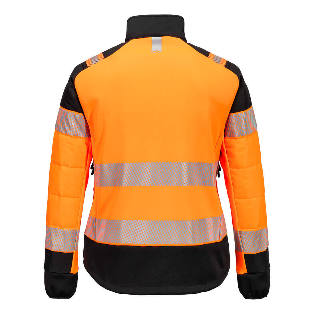T171 PW3 Hi-Vis Women's Hybrid Baffle Jacket Orange/Black - Image 2