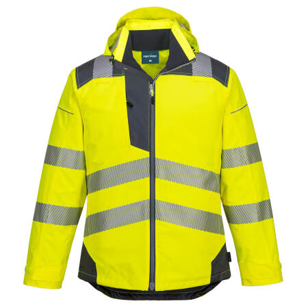 T400 PW3 Hi-Vis Winter Jacket  Yellow/Grey