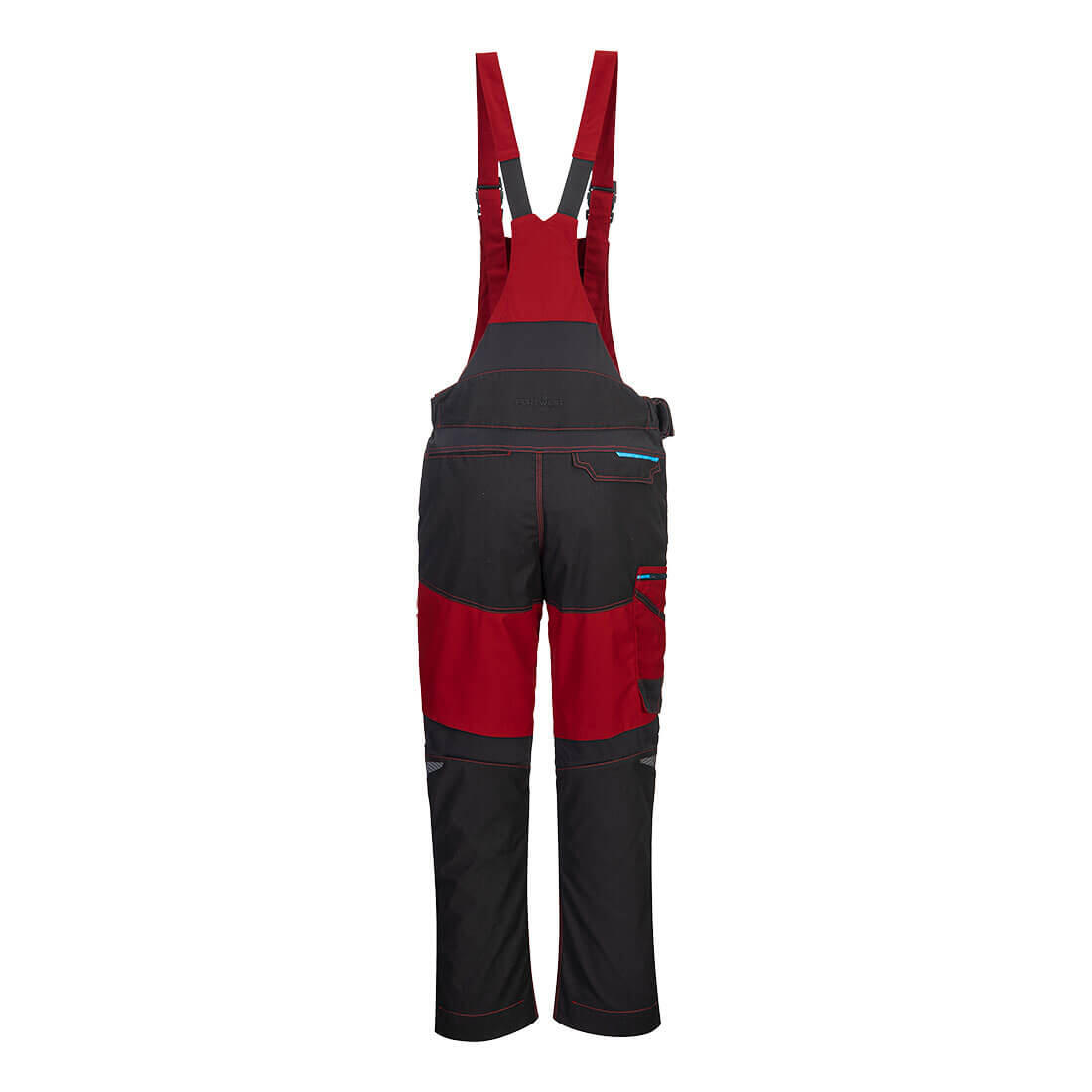 T704 WX3 Bib and Brace Deep Red - Image 2
