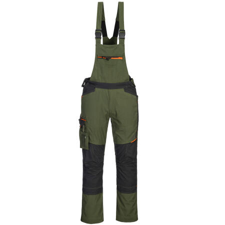 Portwest T704 WX3 Bib and Brace Olive Green