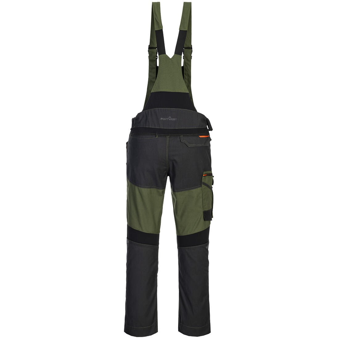 T704 WX3 Bib and Brace Olive Green - Image 2