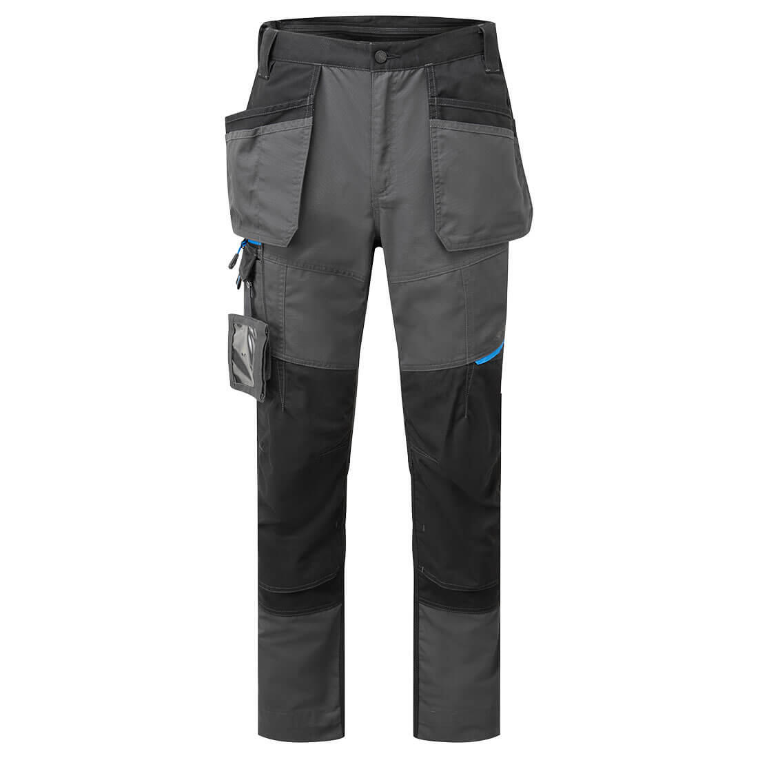 T719 WX3 Slim Fit Holster Trousers Metal Grey