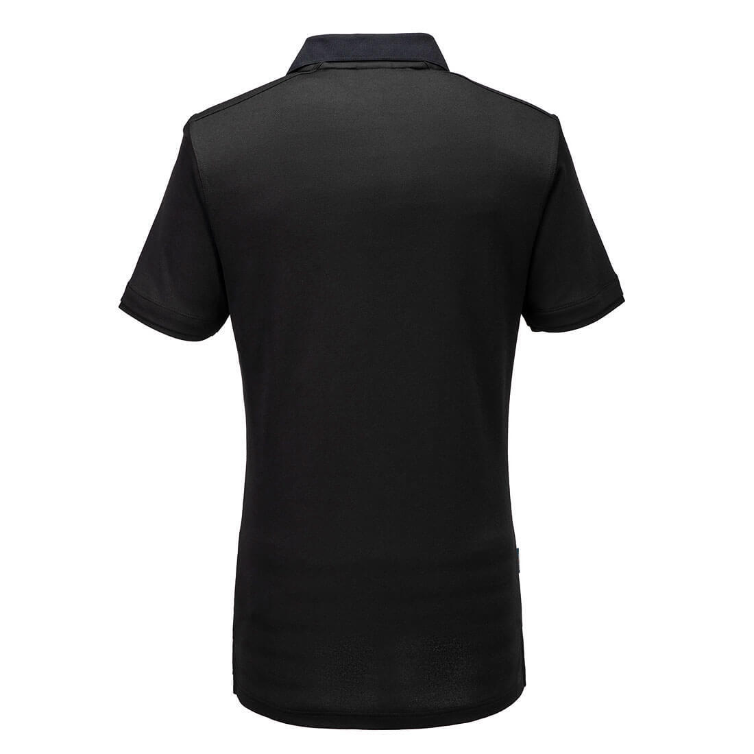 T722 WX3 Eco Polo Shirt Black - Image 2