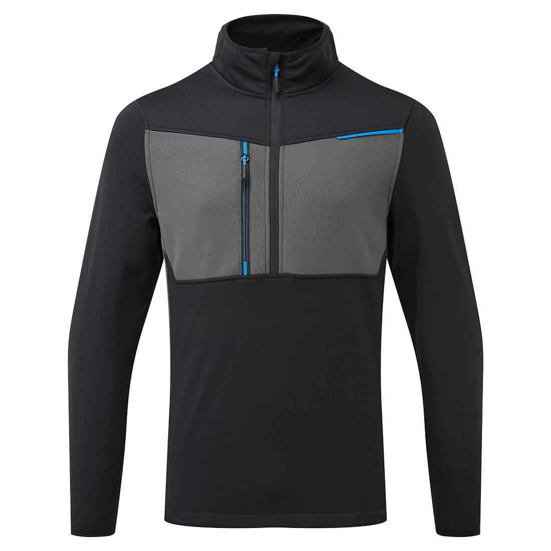 T755 WX3 Half Zip Tech Fleece Black