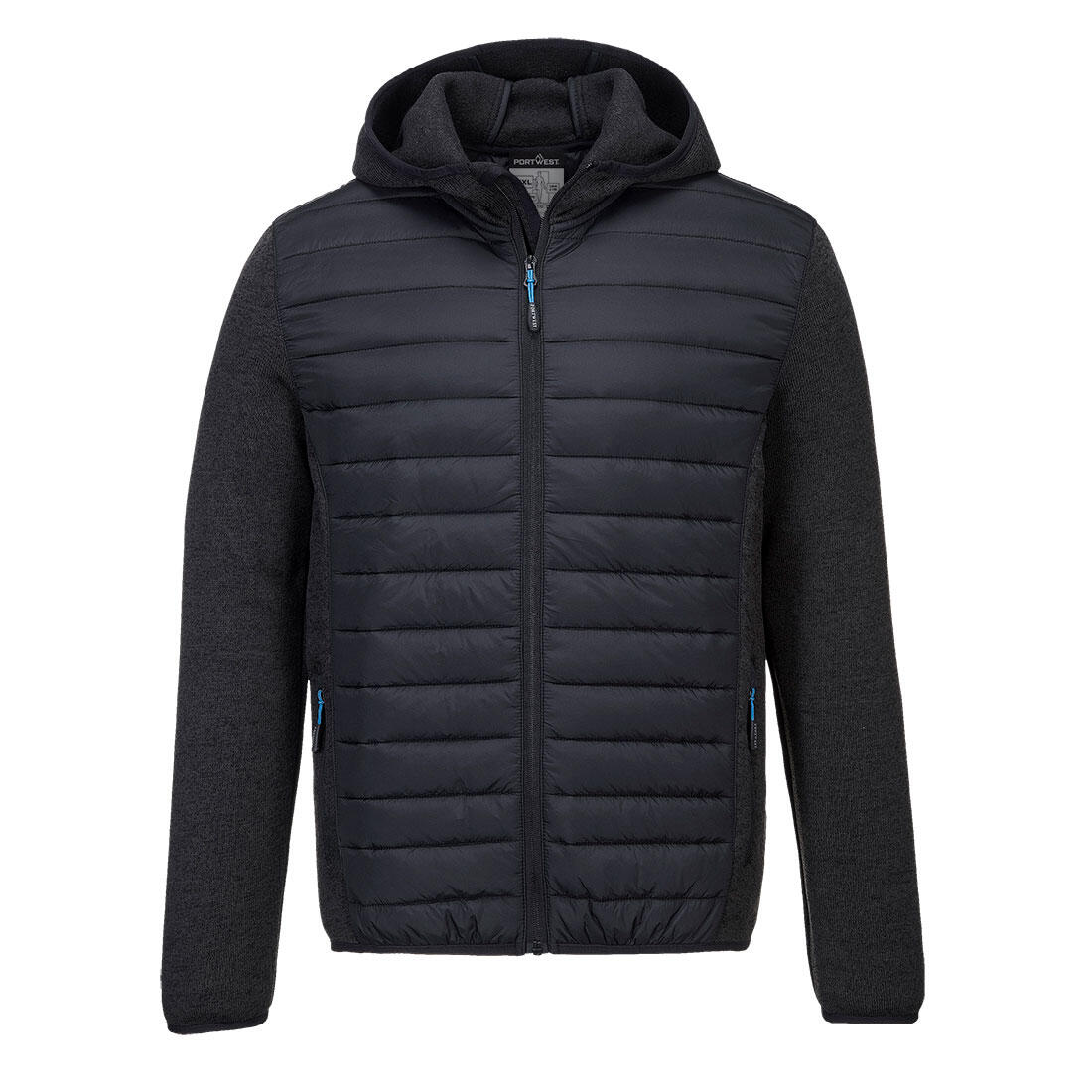 T832 KX3 Hybrid Baffle Jacket Grey Marl
