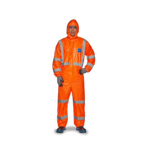 Tyvek 500 Hooded Coverall  Orange