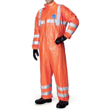Tyvek® 500 Hi-Vis Disposable Coverall Orange