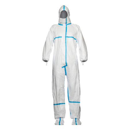 Tyvek® 600 Plus Disposable Coverall With Socks White