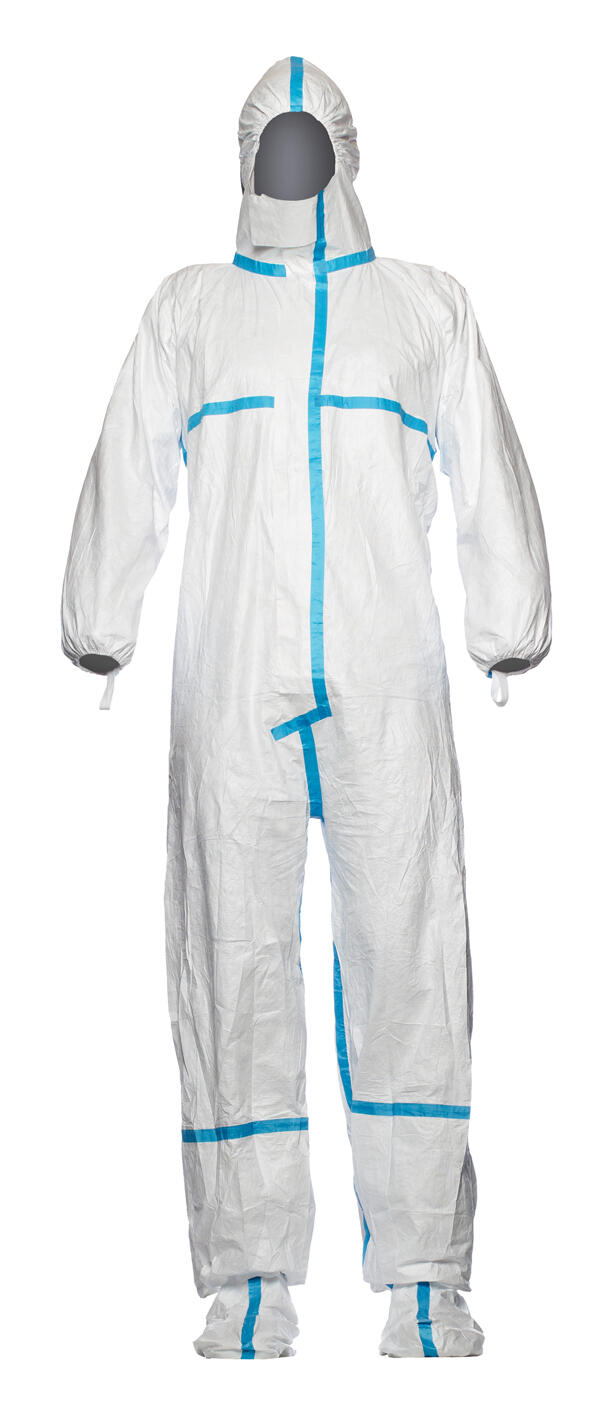 Tyvek® 600 Plus Disposable Coverall With Socks White
