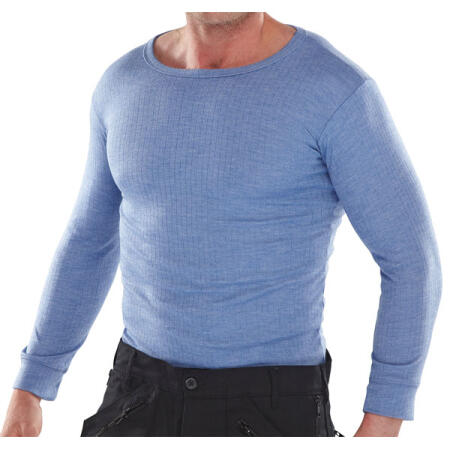 Beeswift Thermal Vest Long Sleeve Blue